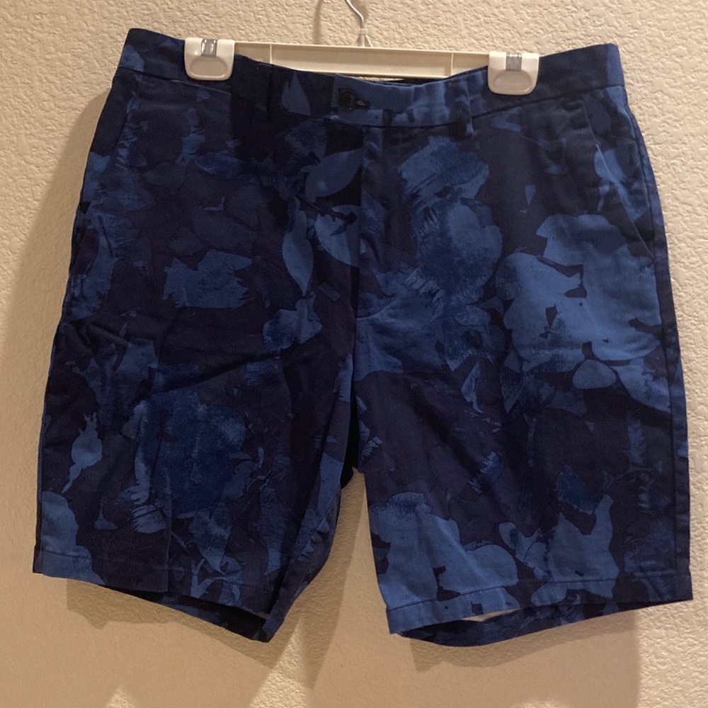 Calvin Klein Blue Patterned Men's Shorts